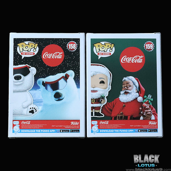 Funko Pop! - Ad Icons - Coca-Cola - 90s Coca-Cola Polar Bear and Santa Set